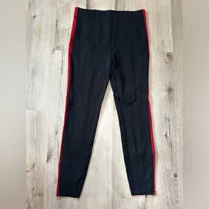 Abercrombie & Fitch Black and Red Leggings Size Medium